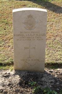 Ismailia War Memorial Cemetery - Kidger, Samuel Saxon